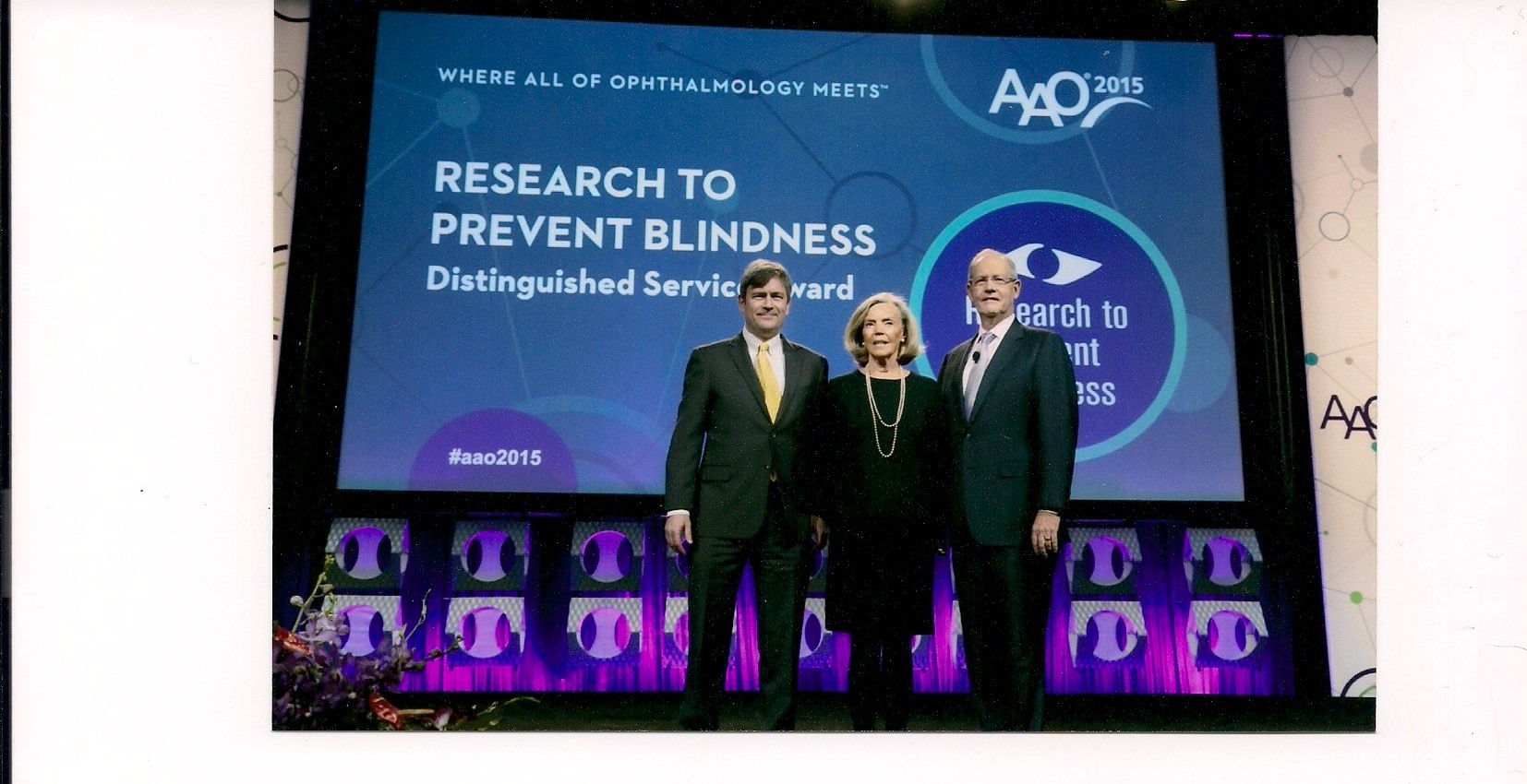 RPB Receives Distinguished Service Award From AAO - Research To Prevent ...