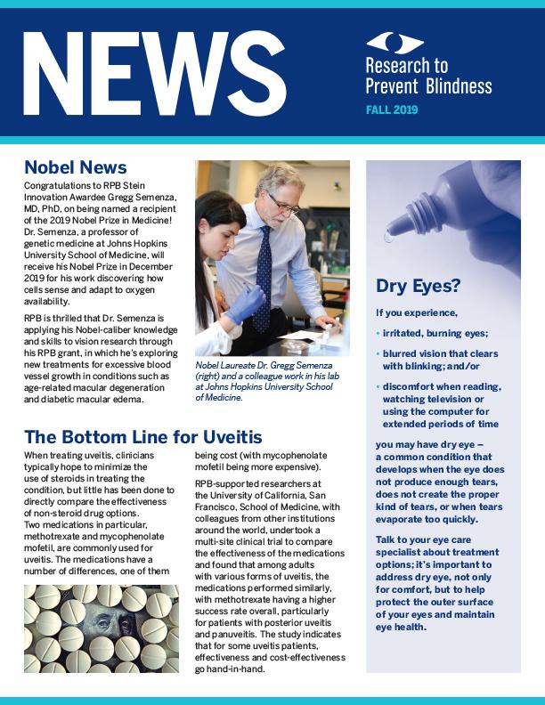 Newsletters Research To Prevent Blindness